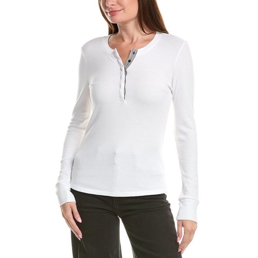 Michael Stars Womens Minnie Fitted Thermal Top